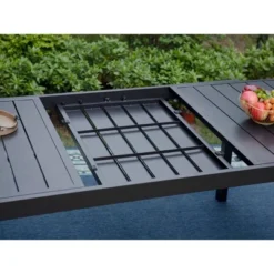 7pc Patio Dining Set With Expandable Steel Table & Metal Padded Arm Chairs - Captiva Designs -Garden Furniture Discounts GUEST 84495aa8 71ad 4621 9829 9bd8feba2f61