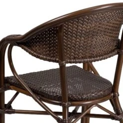 Merrick Lane Wicker Rattan Patio Chair With Curved Back And Aluminum Bamboo Frame 20 Merrick Lane Wicker Rattan Patio Chair With Curved Back And Aluminum Bamboo Frame -Garden Furniture Discounts GUEST 848ad2fd ac2c 48dd b262 13c786045389