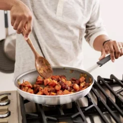 Gibson Our Table 12 Inch Nonstick Commercial Aluminum Fry Pan