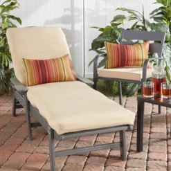 Set Of 2 Outdoor Lumbar Throw Pillows Kinnabari Stripe - Kensington Garden -Garden Furniture Discounts GUEST 87837f73 0360 4cee 8c41 c47e1d430d42