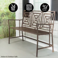 Evergreen Bronze Square Back Garden Bench 11 Evergreen Bronze Square Back Garden Bench -Garden Furniture Discounts GUEST 895ba5f6 0033 4d3f b16f 9a1632e296d7