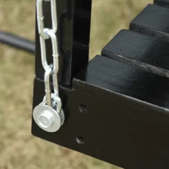 Outsunny 2-Seater Hanging Porch Swing Outdoor Patio Swing Chair Seat With Slatted Build And Chains, 440lbs Weight Capacity -Garden Furniture Discounts GUEST 89b51951 e4b6 4fa7 80ae b9f69cb7bfc0