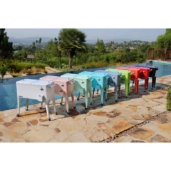 80qt Portable Rolling Patio Cooler - Permasteel -Garden Furniture Discounts GUEST 8a0fb198 fcc8 40fb a70e e8ba02ee475d