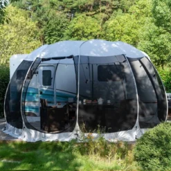 Leedor Outdoor Pop Up Portable Screen Tent With Mesh Netting Fiberglass Gazebo Gray -Garden Furniture Discounts GUEST 8ae1c0c7 9015 4d11 a92f 0b44183d3722