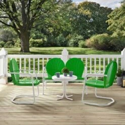 Griffith 4pc Outdoor Conversation Set - Kelly Green - Crosley -Garden Furniture Discounts GUEST 8b0601ea a217 40c7 ae7c 35f22c47b22d