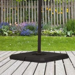 Outsunny 4-Piece Heavy Duty Cantilever Offset Umbrella Stand Base Weight, 264 Lb. Capacity, Easy To Fill With Water Or Sand 8 Outsunny 4-Piece Heavy Duty Cantilever Offset Umbrella Stand Base Weight, 264 Lb. Capacity, Easy To Fill With Water Or Sand -Garden Furniture Discounts GUEST 8c0c1ca1 25a5 4b77 80bc 4a4d9a6e6962