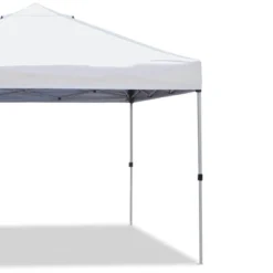Z-Shade Angled Leg Canopy Tent With Push Button Locking System And 4 Pack Of 5 Pound Plastic Concrete Filled Leg Weight Plates, White -Garden Furniture Discounts GUEST 8ca2e371 25b8 4a8e b87d bb086829f82c