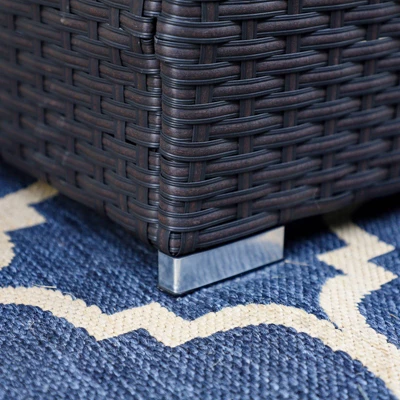 Outdoor Sectional Chairs With Cushions & Armrests - Captiva Designs 12 Outdoor Sectional Chairs With Cushions & Armrests - Captiva Designs - Image 10