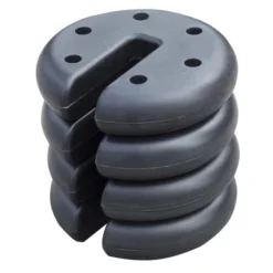 Z-Shade Angled Leg Canopy Tent With Push Button Locking System And 4 Pack Of 5 Pound Plastic Concrete Filled Leg Weight Plates, Navy -Garden Furniture Discounts GUEST 8e1211b0 7aeb 4bc8 8e50 1f6b64e1f8e1