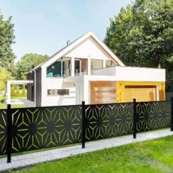 NewTown Decorative Outdoor Privacy Screen Panels, Metal Laser Cut Privacy Screen Decorative Patio Metal Fence For Outdoor Indoor Decor-The Pop Home -Garden Furniture Discounts GUEST 8febc151 baba 44db 88b4 c1e8baf7f427