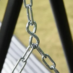 Outsunny 2-Seater Hanging Porch Swing Outdoor Patio Swing Chair Seat With Slatted Build And Chains, 440lbs Weight Capacity -Garden Furniture Discounts GUEST 915e4c27 78d2 45b6 8c44 0ed5a828460f