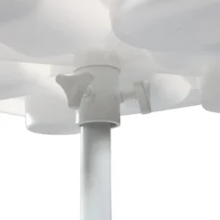 Sunnydaze Decor Sunnydaze Outdoor Drink And Snack Table With Tray Slots And 4 Cup Holders For Beach Umbrella Poles - White 8 Sunnydaze Decor Sunnydaze Outdoor Drink And Snack Table With Tray Slots And 4 Cup Holders For Beach Umbrella Poles - White -Garden Furniture Discounts GUEST 91b3662c 874e 41df a2b4 fdbafaff8ab7