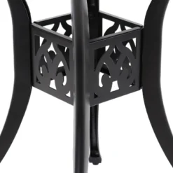 Sunnydaze Decor Sunnydaze 30.75" Round Sigonella Cast Aluminum Outdoor Patio Table, Black 13 Sunnydaze Decor Sunnydaze 30.75" Round Sigonella Cast Aluminum Outdoor Patio Table, Black -Garden Furniture Discounts GUEST 91c4e4aa 5e77 4aef bbf4 378dacdc1c80