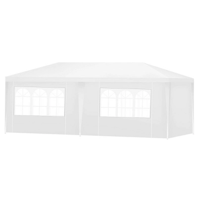 Costway Wedding Tent Canopy Party 10'x20' Heavy Duty Gazebo Cater Event W/Side Walls 11 Costway Wedding Tent Canopy Party 10'x20' Heavy Duty Gazebo Cater Event W/Side Walls - Image 9