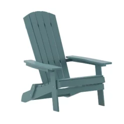 Merrick Lane Poly Resin Folding Adirondack Lounge Chair - All-Weather Indoor/Outdoor Patio Chair -Garden Furniture Discounts GUEST 92737097 dafc 45e9 8687 888aeaf45dfe