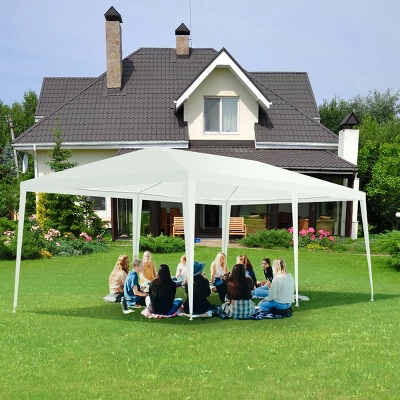 Costway Wedding Tent Canopy Party 10'x20' Heavy Duty Gazebo Cater Event W/Side Walls 5 Costway Wedding Tent Canopy Party 10'x20' Heavy Duty Gazebo Cater Event W/Side Walls - Image 3