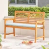 Waimea Honey Slatted Eucalyptus Wood Garden Bench With Cushion - Vifah 2 Waimea Honey Slatted Eucalyptus Wood Garden Bench With Cushion - Vifah -Garden Furniture Discounts GUEST 946f5181 34df 46dc 8948 e54cf4c37f0f