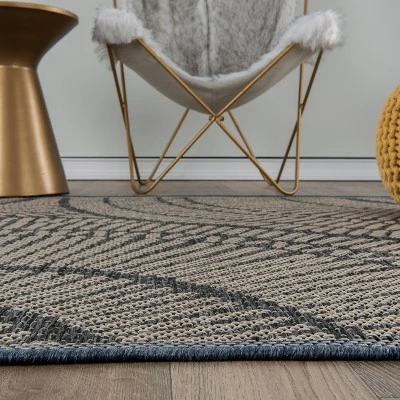 World Rug Gallery Abstract Indoor/Outdoor Area Rug 4 World Rug Gallery Abstract Indoor/Outdoor Area Rug - Image 2