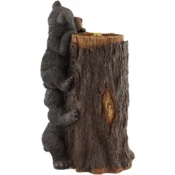 John Timberland Bears On Log Rustic Lodge Bubbler Outdoor Floor Water Fountain With LED Light 28 1/2" For Yard Garden Patio Home Deck Porch Exterior -Garden Furniture Discounts GUEST 95a2b03c 4afe 4684 8a74 796308cabe90