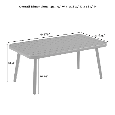 Haven 4pc Outdoor Wicker Conversation Set - Light Gray - Crosley 18 Haven 4pc Outdoor Wicker Conversation Set - Light Gray - Crosley - Image 16