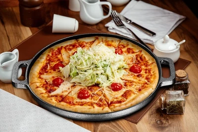 Bruntmor Pre Seasoned Cast Iron 12 Inch Skillet Pan Dual Handles Pizza Pan Large Loop Handles, Black 8 Bruntmor Pre Seasoned Cast Iron 12 Inch Skillet Pan Dual Handles Pizza Pan Large Loop Handles, Black - Image 6