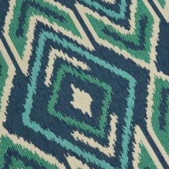 Myrtle Geometric Outdoor Rug Navy/Green - Christopher Knight Home -Garden Furniture Discounts GUEST 984070d7 6d08 493f bb33 380e2294706d