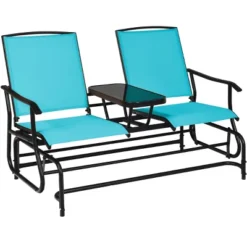 Tangkula Patio Loveseat Rocking 2 Person Outdoor Double Glider Chair With Center Table 20 Tangkula Patio Loveseat Rocking 2 Person Outdoor Double Glider Chair With Center Table -Garden Furniture Discounts GUEST 9a008620 e98a 4370 99f4 7739c34903bd
