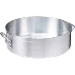Winco AXHB-24, 24-Quart 18" X 5-5/8" Professional Extra-Heavy Super Aluminum Brazier Pan
