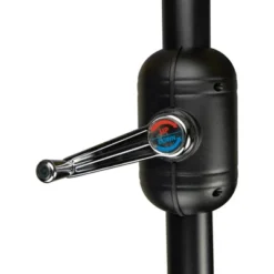 Northlight 9.75ft Outdoor Patio Market Umbrella With Hand Crank And Tilt, Black -Garden Furniture Discounts GUEST 9aac82ae 5333 4660 81d1 53164af7440b