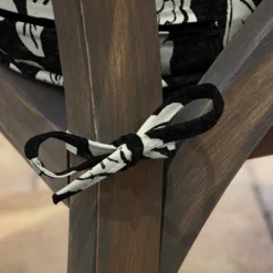 19" X 20" ProFoam Outdoor Rounded Back Seat Cushion Ashland Jacobean Black - Arden Selections -Garden Furniture Discounts GUEST 9b3dab15 d170 4d81 96d0 5913f04da2ea