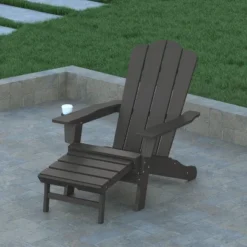 Emma And Oliver Adirondack Chair With Cup Holder And Pull Out Ottoman, All-Weather HDPE Indoor/Outdoor Lounge Chair 18 Emma And Oliver Adirondack Chair With Cup Holder And Pull Out Ottoman, All-Weather HDPE Indoor/Outdoor Lounge Chair -Garden Furniture Discounts GUEST 9b63d0e0 866d 42e4 91f6 cc564d73ca57