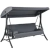 Costway Patio 3-Seat Porch Canopy Swing Converting Grey Cushion Pillow Adjust 1 Costway Patio 3-Seat Porch Canopy Swing Converting Grey Cushion Pillow Adjust -Garden Furniture Discounts GUEST 9c0eb52c c96f 4aae ba21 755cc842b0fe