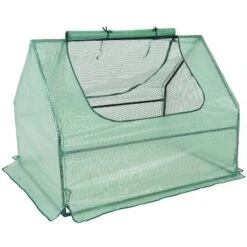 Sunnydaze Decor Sunnydaze Mini Greenhouse With 2 Zippered Side Doors - Green -Garden Furniture Discounts GUEST 9cdc05a9 6e08 4385 993a 29758f66c744