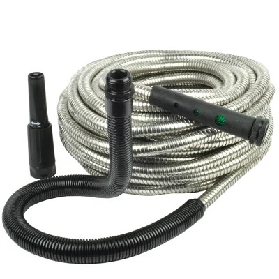 Bernini 75' Metal Garden Hose With Flex End Watering Wand 3 Bernini 75' Metal Garden Hose With Flex End Watering Wand