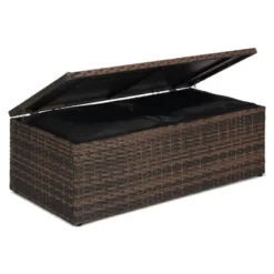 6pc Wicker Outdoor Conversation Set With Cushions - Orange - EDYO LIVING -Garden Furniture Discounts GUEST 9d523dc6 d052 4435 83b3 502866537cf3