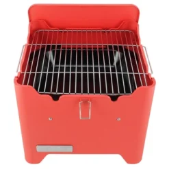 Permasteel Square Portable Charcoal Grill PG-40C10-RD - Red -Garden Furniture Discounts GUEST 9eb1a0e3 3ad0 4054 b2fb b78d2148d491