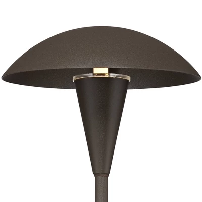 John Timberland Large Mushroom 18" High Bronze Low Voltage LED Path Light 4 John Timberland Large Mushroom 18" High Bronze Low Voltage LED Path Light - Image 2