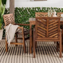 7pc Slatted Chevron Acacia Patio Dining Set - Saracina Home 20 7pc Slatted Chevron Acacia Patio Dining Set - Saracina Home -Garden Furniture Discounts GUEST a03b2e41 9299 4237 9dcd 98c1686e592c