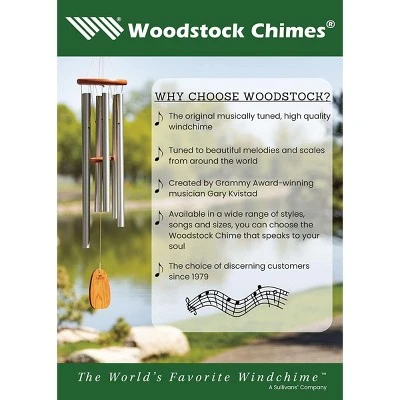 Woodstock Wind Chimes Signature Collection, Woodstock Healing Gong, 30'' Wind Gong HG 5 Woodstock Wind Chimes Signature Collection, Woodstock Healing Gong, 30'' Wind Gong HG - Image 3