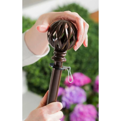 Evergreen Diamond Cut Ball Interchangeable Finial, Bronze- 4x2.25x2.25 In Durable Hardware For Flags 5 Evergreen Diamond Cut Ball Interchangeable Finial, Bronze- 4x2.25x2.25 In Durable Hardware For Flags - Image 3