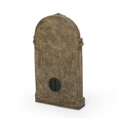 Frontage Outdoor 2-Tier Single Spout Fountain - Light Brown - Christopher Knight Home 4 Frontage Outdoor 2-Tier Single Spout Fountain - Light Brown - Christopher Knight Home - Image 2