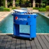 Permasteel 80qt Pepsi Oval Sporty Outdoor Cooler Cart -Garden Furniture Discounts GUEST a1be2e83 45db 4889 9a2b 72beb1aaaf62