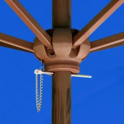 9' X 9' Round Wood Grain Steel Patio Umbrella Pacific Blue - Astella 11 9' X 9' Round Wood Grain Steel Patio Umbrella Pacific Blue - Astella -Garden Furniture Discounts GUEST a256d690 05f0 4b24 95ee 6f7047d4d8d6