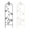 Garden Trellis- For Climbing Plants- Decorative Flower Stem Metal Panel-For Vines, Roses, Vegetable Plants & Flowers By Pure Garden (Antique White) 2 Garden Trellis- For Climbing Plants- Decorative Flower Stem Metal Panel-For Vines, Roses, Vegetable Plants & Flowers By Pure Garden (Antique White) -Garden Furniture Discounts GUEST a4373eef 421e 48b0 b213 c6f294ade506