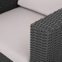 Waverly 8pc Faux Wicker Chat Set - Dark Gray/Gray - Christopher Knight Home 8 Waverly 8pc Faux Wicker Chat Set - Dark Gray/Gray - Christopher Knight Home -Garden Furniture Discounts GUEST a553bbe5 c8d1 4370 b81b 7de99a77faec