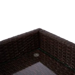 Teamson Home 39.5" Veronica Rolling Outdoor PE Rattan Bar Cart With Storage, Brown 22 Teamson Home 39.5" Veronica Rolling Outdoor PE Rattan Bar Cart With Storage, Brown -Garden Furniture Discounts GUEST a5d56a3f b992 450d 84c5 cf5a3ca90333