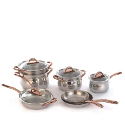 BergHOFF Ouro Gold 18/10 Stainless Steel Stockpot, Glass Lid -Garden Furniture Discounts GUEST a94681c2 bf6b 4254 9ded 8742c7cc7fec