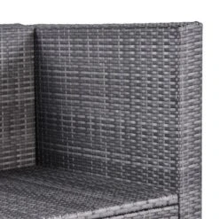 7pc Outdoor Set With Rattan Sofa & Cushions - Gray - GODEER -Garden Furniture Discounts GUEST a9bd5ce0 b8a6 4adf 9765 0f0c72a3c60c