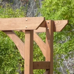 7' Canadian Hemlock Weatherproof Arbor - Natural - Merry Products -Garden Furniture Discounts GUEST aab22153 4174 4312 bc07 9e601c50112d