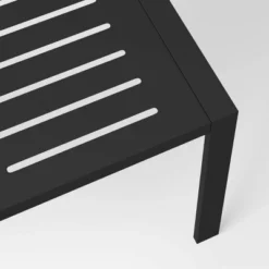 Henning 6 Person Rectangle Patio Dining Table, Outdoor Furniture - Black - Project 62™ -Garden Furniture Discounts GUEST aac79e78 6a14 4445 85b5 159d1e1b0fe5